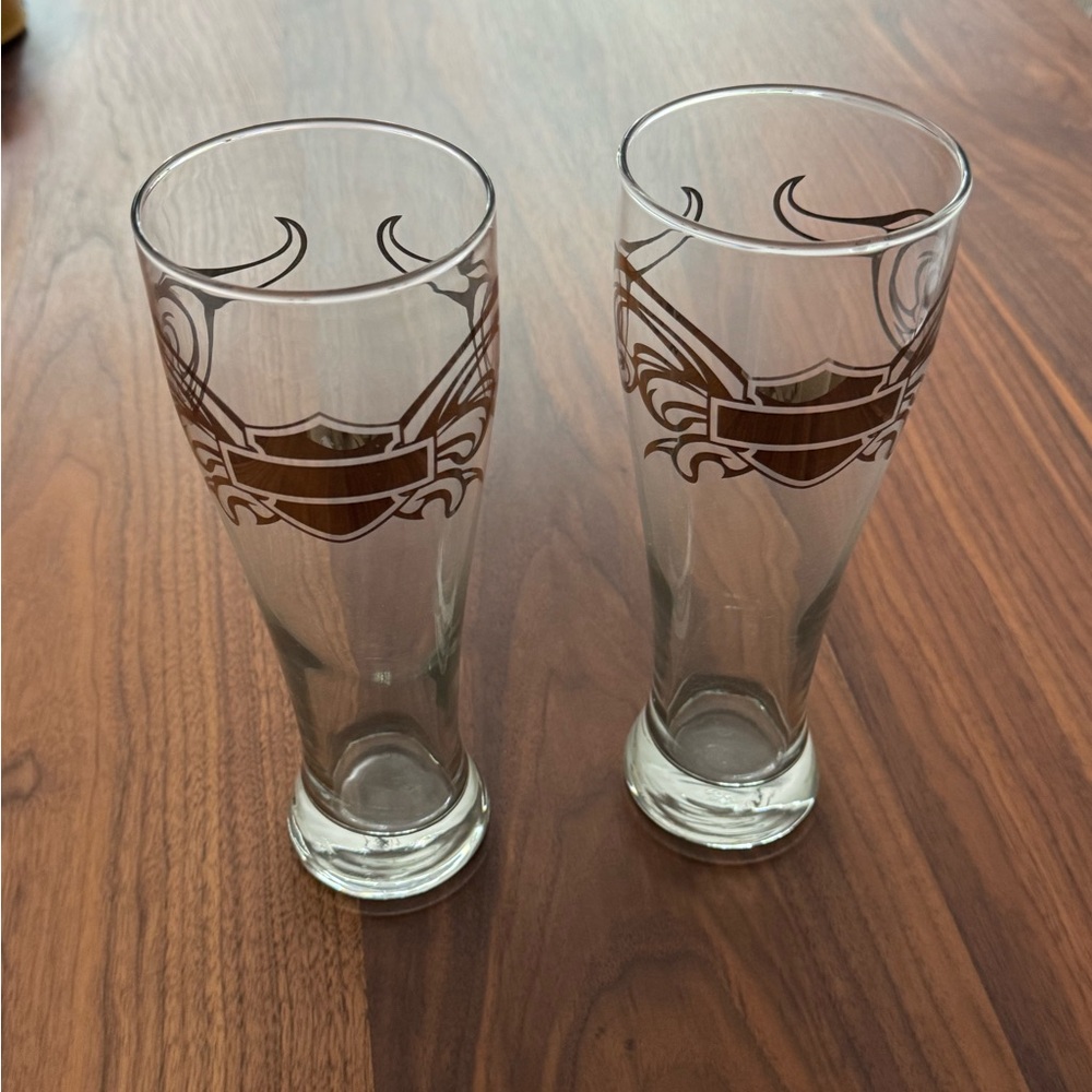 Harley-Davidson Beer Glasses (2)
